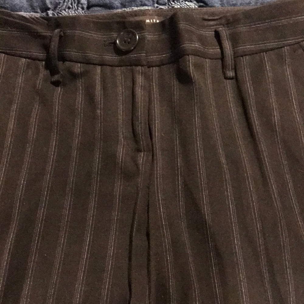 The Limited Black with subtle pinstripe dress pant